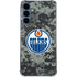 NHL Edmonton Oilers Camo Galaxy A55 5G Clear Case