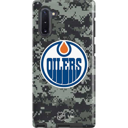 NHL Edmonton Oilers Camo Galaxy Cases
