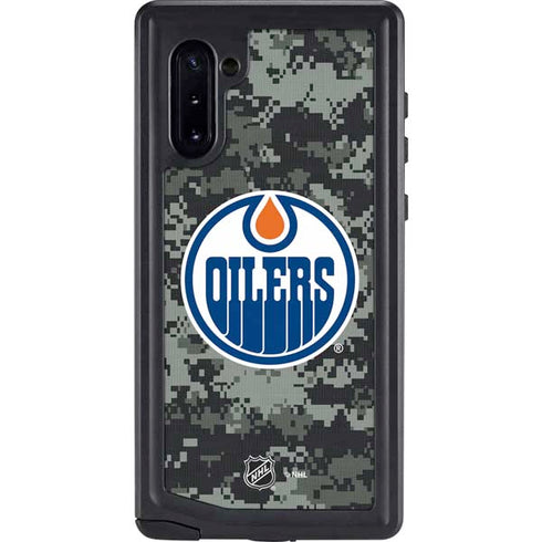 NHL Edmonton Oilers Camo Galaxy Cases