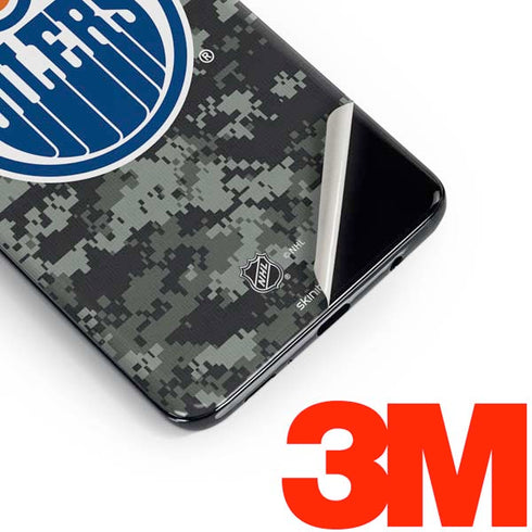 NHL Edmonton Oilers Camo Galaxy S10 Skin