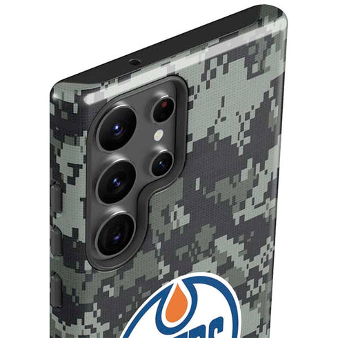 NHL Edmonton Oilers Camo Galaxy S23 Ultra Pro Case