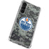 NHL Edmonton Oilers Camo Galaxy S24 FE Clear Case