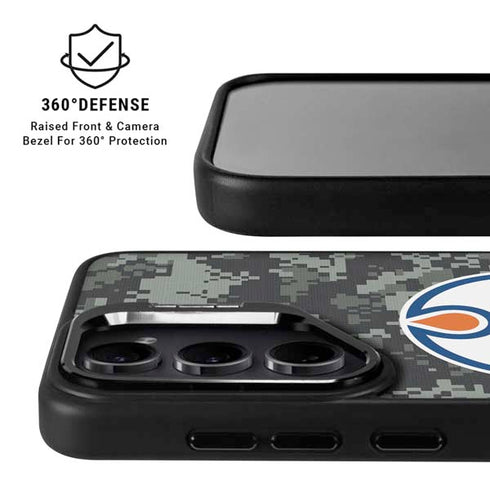 NHL Edmonton Oilers Camo Galaxy S25 Kickstand Case