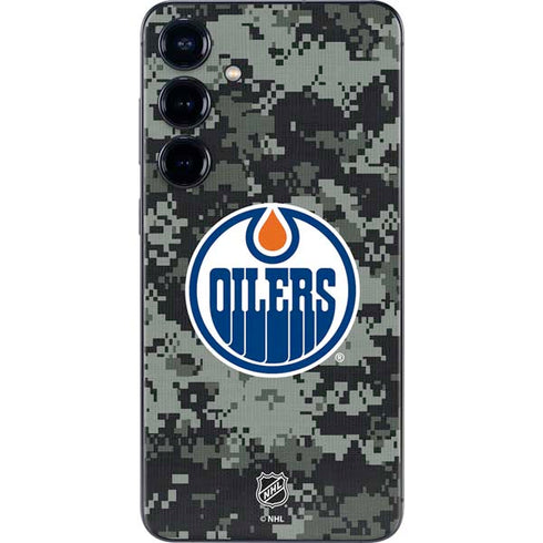 NHL Edmonton Oilers Camo Galaxy S24 Skin
