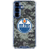 NHL Edmonton Oilers Camo Galaxy S25 Clear Case