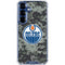 NHL Edmonton Oilers Camo Galaxy S25 Plus Clear Case