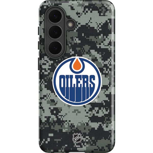 NHL Edmonton Oilers Camo Galaxy S26 Plus Impact Case