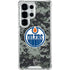 NHL Edmonton Oilers Camo Galaxy S26 Ultra Clear Case