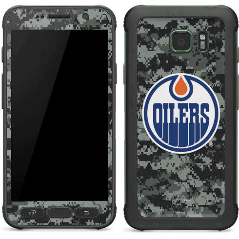 NHL Edmonton Oilers Camo Galaxy S7 Active Skin