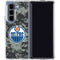 NHL Edmonton Oilers Camo Galaxy Z Fold5 5G Clear Case
