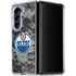 NHL Edmonton Oilers Camo Galaxy Z Fold5 5G Clear Case