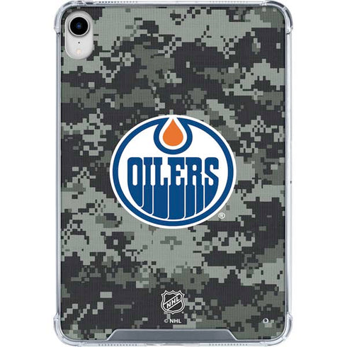 NHL Edmonton Oilers Camo iPad 11th Gen (2025) Clear Case
