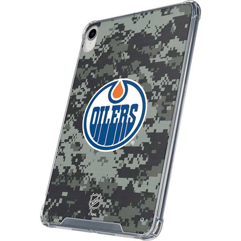 NHL Edmonton Oilers Camo iPad 11th Gen (2025) Clear Case