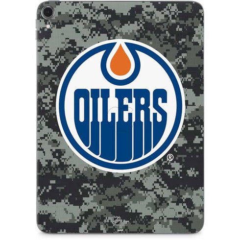 NHL Edmonton Oilers Camo Apple iPad Pro Skin