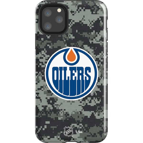 NHL Edmonton Oilers Camo iPhone Cases