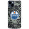 NHL Edmonton Oilers Camo iPhone 15 Clear Case