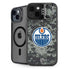 NHL Edmonton Oilers Camo iPhone 15 Kickstand Case