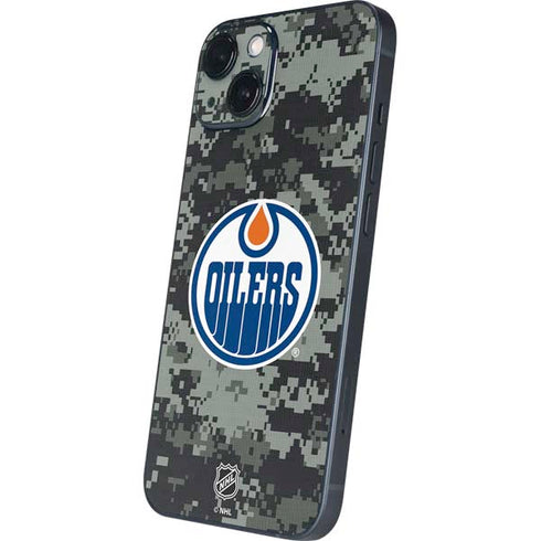 NHL Edmonton Oilers Camo iPhone 15 Skin