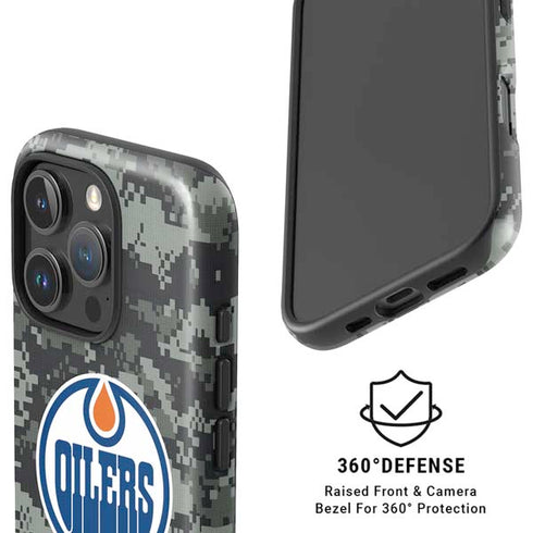 NHL Edmonton Oilers Camo iPhone 16 Pro Magsafe Impact Case