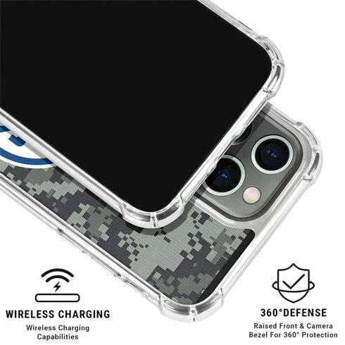NHL Edmonton Oilers Camo iPhone 16 Pro Max Clear Case
