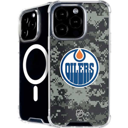 NHL Edmonton Oilers Camo iPhone 16 Pro Max MagSafe Case