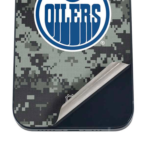 NHL Edmonton Oilers Camo iPhone 16 Skin