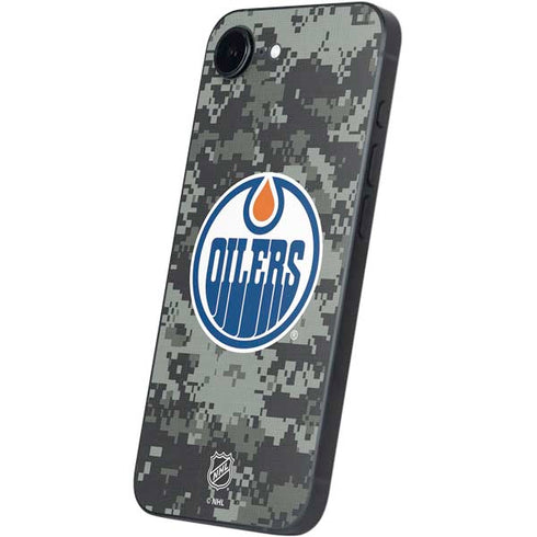 NHL Edmonton Oilers Camo iPhone 16e Skin