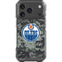 NHL Edmonton Oilers Camo iPhone 18 Pro Clear Case