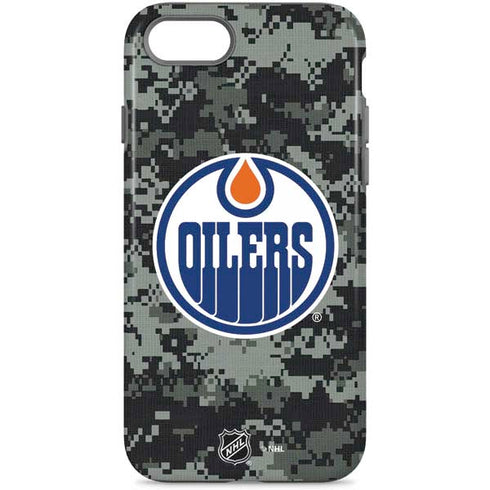 NHL Edmonton Oilers Camo iPhone Cases