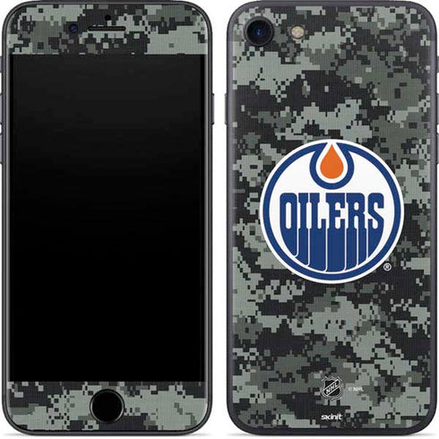 NHL Edmonton Oilers Camo iPhone 7 Skin