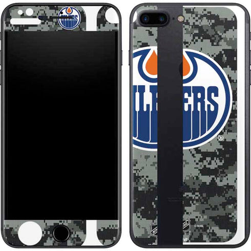 NHL Edmonton Oilers Camo iPhone 8 Plus Skin