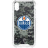 NHL Edmonton Oilers Camo iPhone XS Clear Case