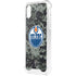 NHL Edmonton Oilers Camo iPhone XS Clear Case