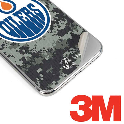 NHL Edmonton Oilers Camo iPhone XS Max Skin