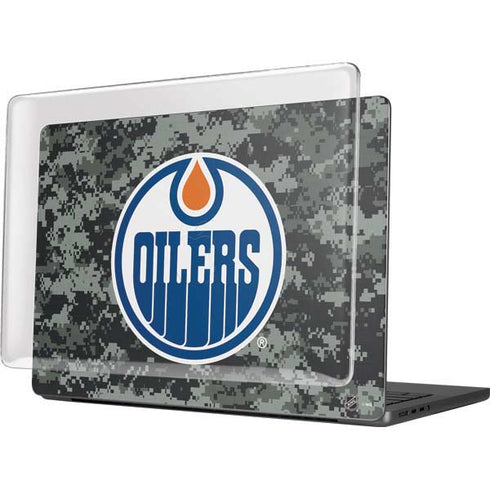 NHL Edmonton Oilers Camo MacBook Pro 14in (2021-24) Case plus Skin