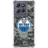 NHL Edmonton Oilers Camo Moto G Stylus 5G (2025) Clear Case