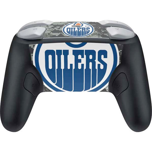 NHL Edmonton Oilers Camo Nintendo Switch 2 (2025) Pro Controller Skin