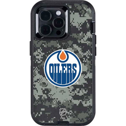 NHL Edmonton Oilers Camo Otterbox Defender iPhone Skin