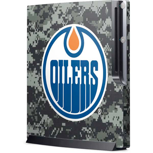 NHL Edmonton Oilers Camo Playstation 3 & PS3 Slim Skin