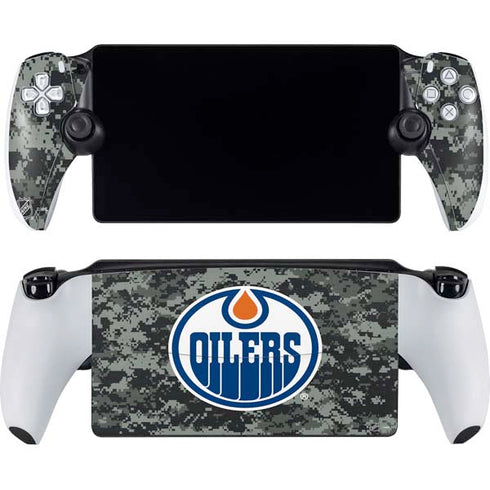 NHL Edmonton Oilers Camo PlayStation Portal Remote Player Skin