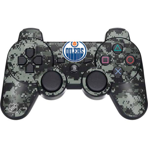 NHL Edmonton Oilers Camo PS3 Dual Shock wireless controller Skin