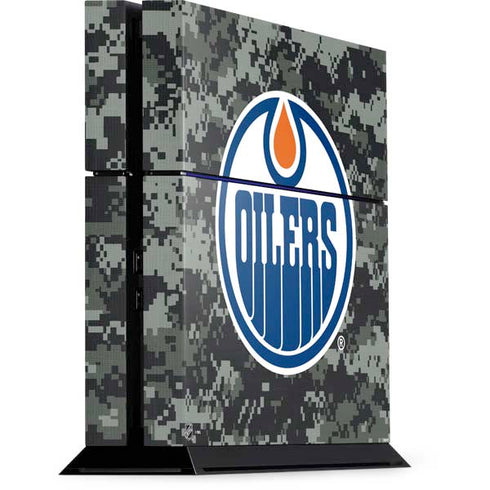 NHL Edmonton Oilers Camo PlayStation PS4 Skins