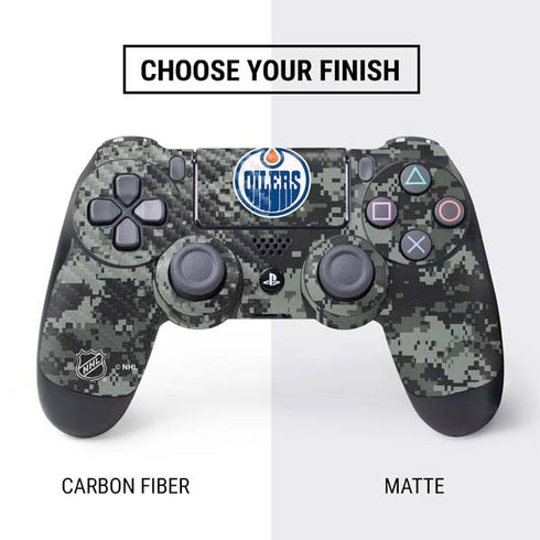 NHL Edmonton Oilers Camo PS4 Controller Skin