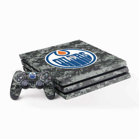 NHL Edmonton Oilers Camo PlayStation PS4 Skins