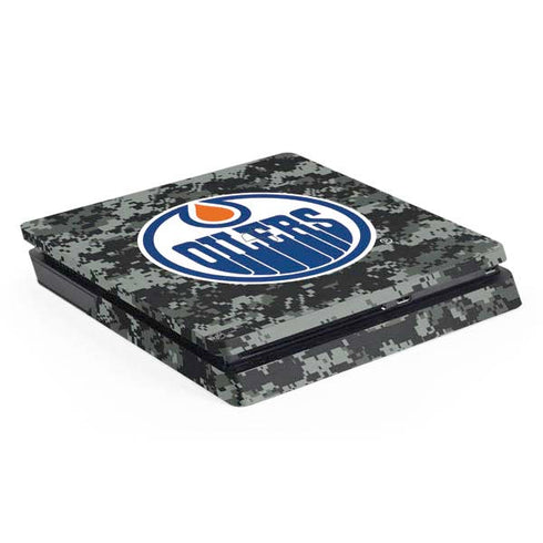 NHL Edmonton Oilers Camo PS4 Slim Skin