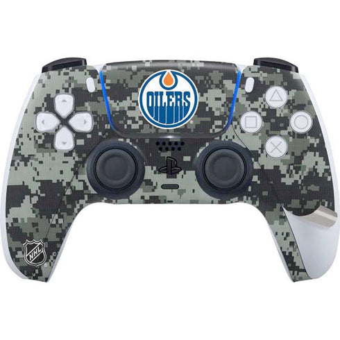 NHL Edmonton Oilers Camo PS5 Pro Bundle Skin