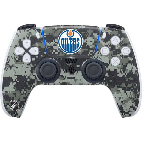 NHL Edmonton Oilers Camo PlayStation PS5 Skins