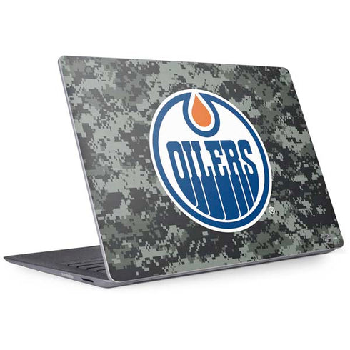 NHL Edmonton Oilers Camo Surface Laptop 2 Skin
