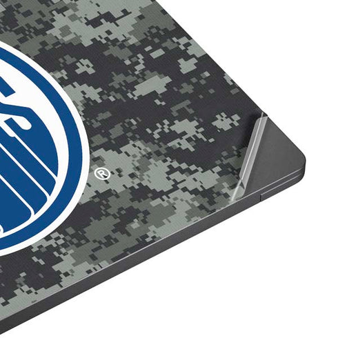 NHL Edmonton Oilers Camo Surface Laptop 7 15in Skin