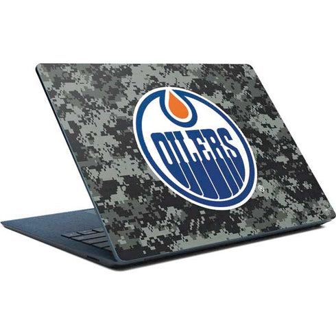NHL Edmonton Oilers Camo Surface Laptop Skin